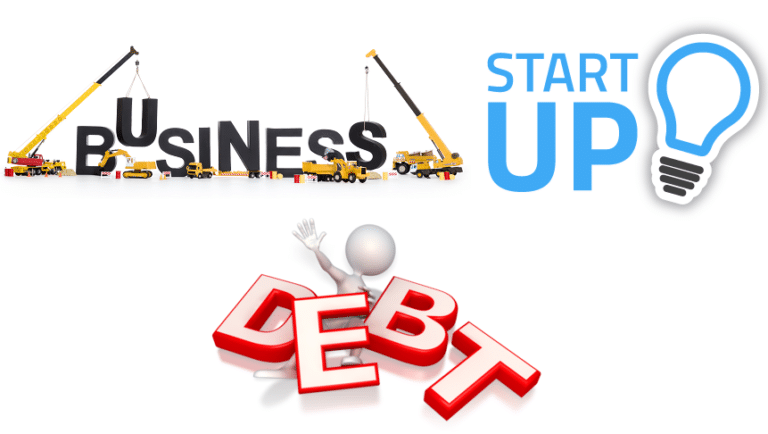 Starting a business when under debt
