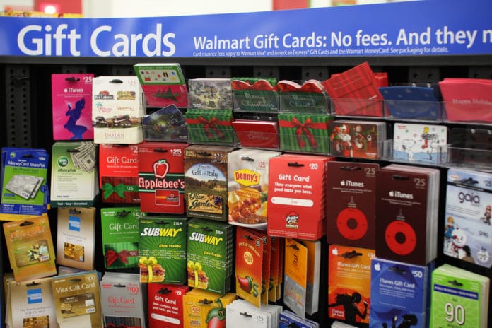 prepaid gift cards